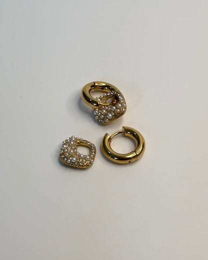 Pearly Two Way Earrings