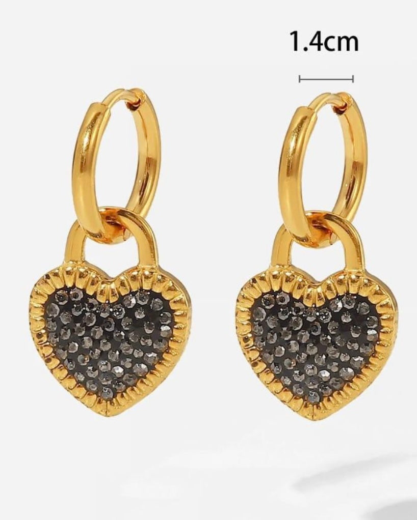 Cali Heart Earrings